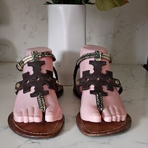 TORY BURCH SANDALS LEATHER